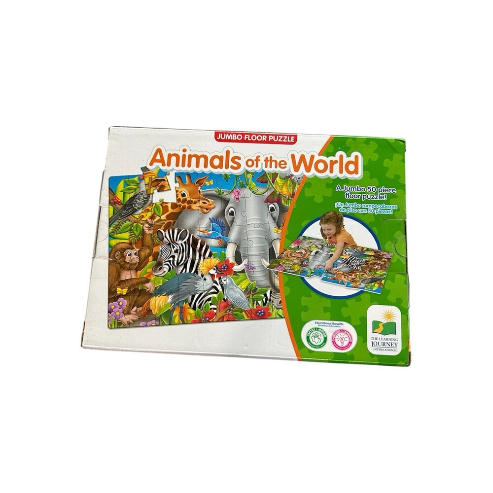 The Learning Journey International Jumbo Floor Puzzle - Animals of the World - Picture 2 of 3